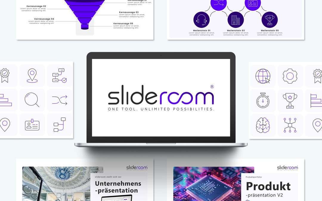 Professionelle und CD-konforme PowerPoint Präsentationen erstellen: Mit slideroom, dem smarten All-In-One PowerPoint Add-In